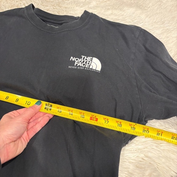 THE NORTH FACE | Men's Long Sleeve Throwback Tee TNF Black | Size Med EUC - Picture 5 of 12